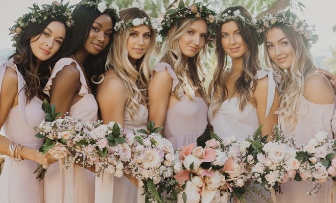 Uniformly Chic: The Trend of Identical Dresses for Weddings and Formal Events