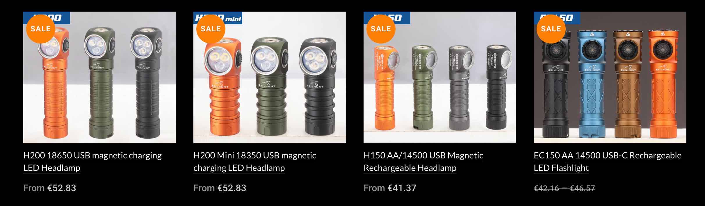 Skilhunt flashlights